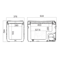 Купить Компрессорный автохолодильник Alpicool NL40 (12/24) арт. 990272